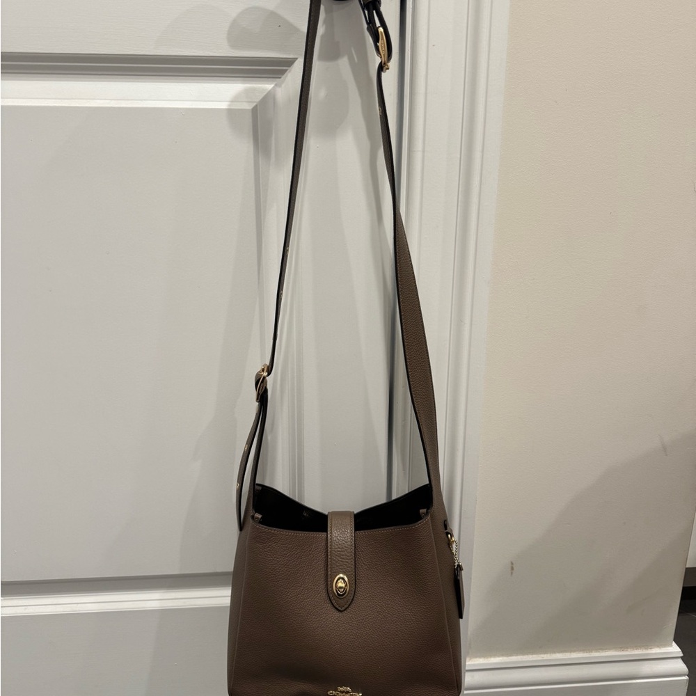 Coach Brown Leather Crossbody Bag